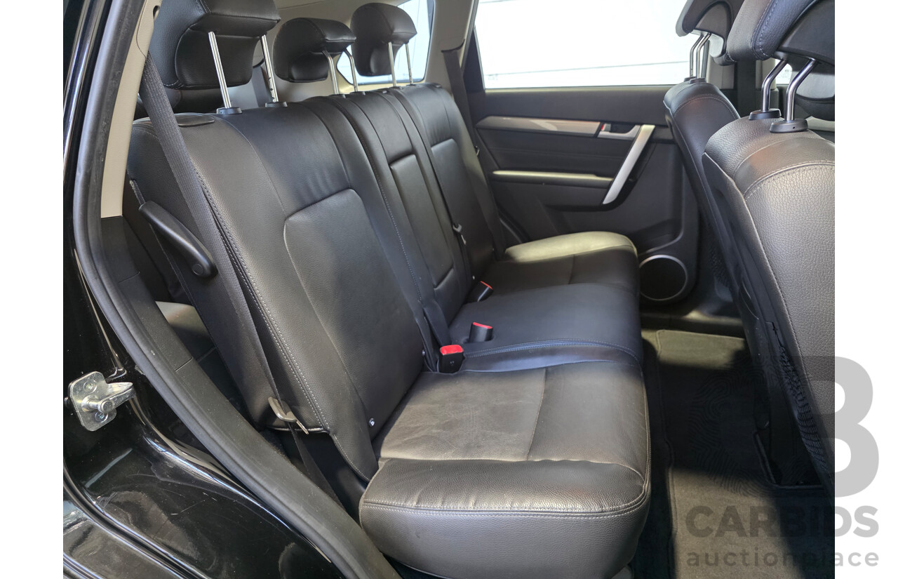 2/2018 Holden Captiva Active 7 Seater CG MY18 4d Wagon Mineral Black 2.4L