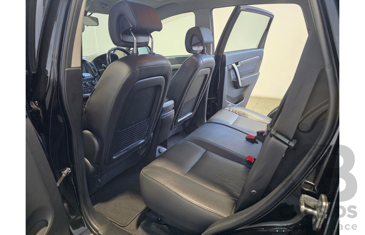 2/2018 Holden Captiva Active 7 Seater CG MY18 4d Wagon Mineral Black 2.4L