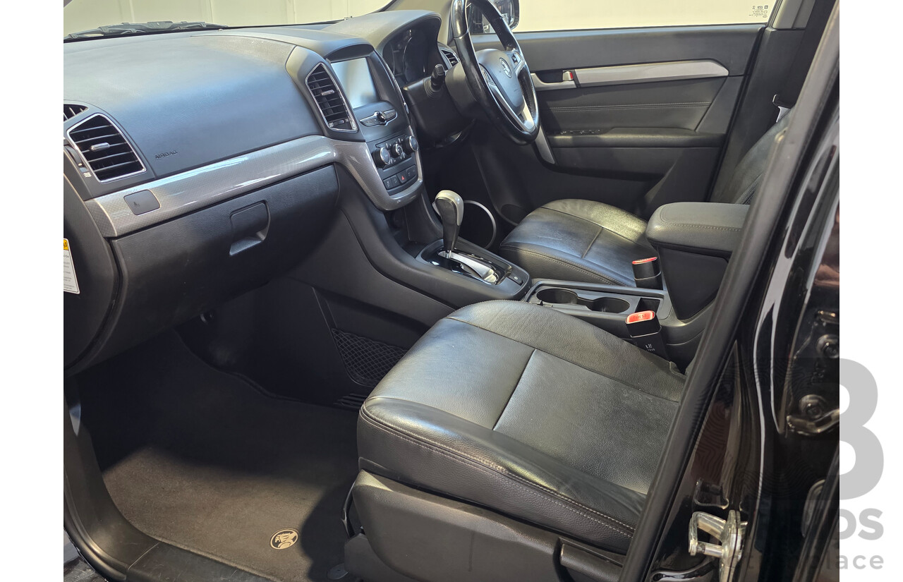 2/2018 Holden Captiva Active 7 Seater CG MY18 4d Wagon Mineral Black 2.4L