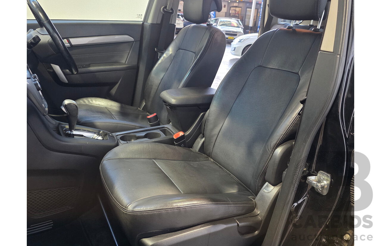 2/2018 Holden Captiva Active 7 Seater CG MY18 4d Wagon Mineral Black 2.4L