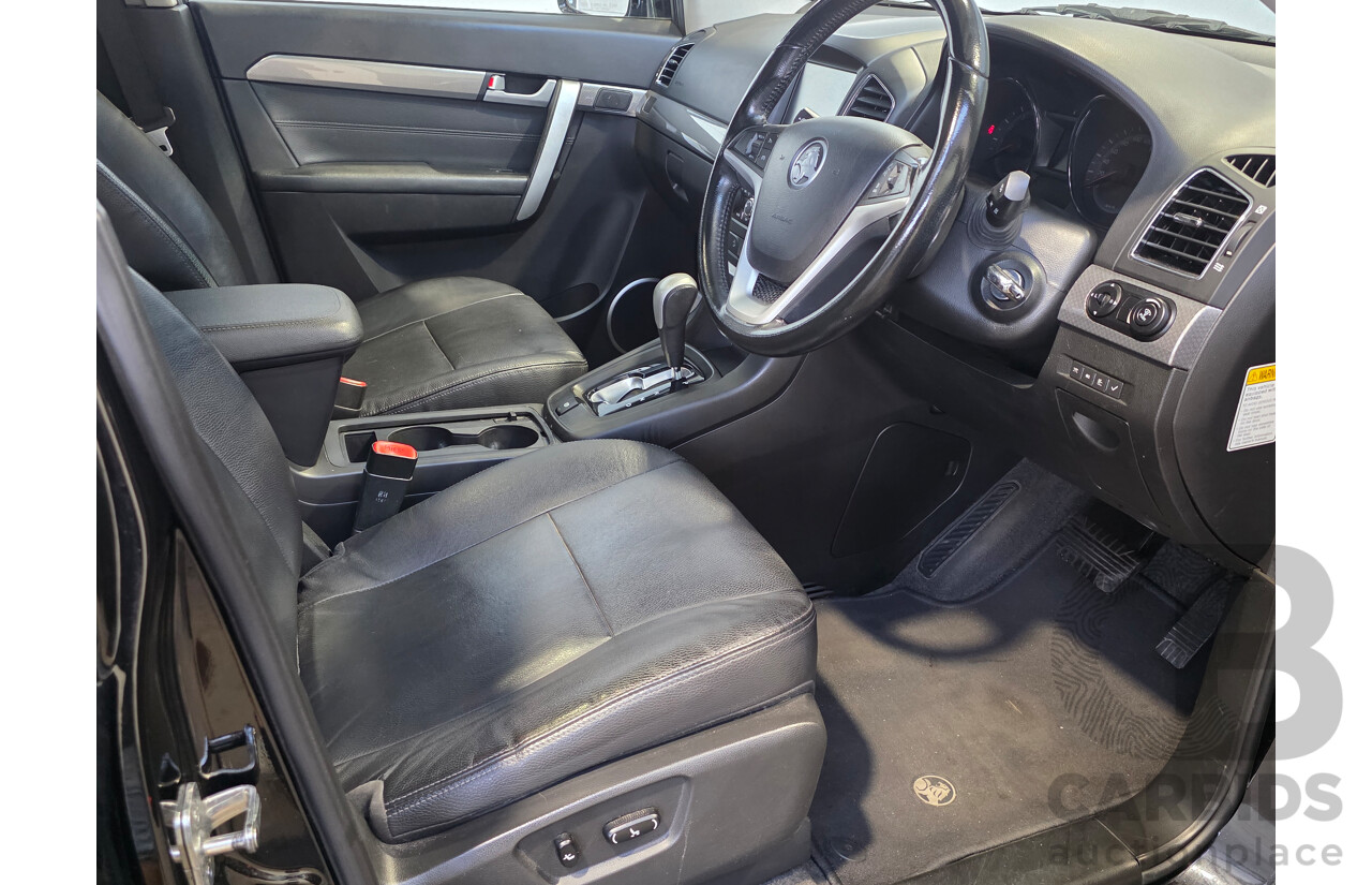 2/2018 Holden Captiva Active 7 Seater CG MY18 4d Wagon Mineral Black 2.4L