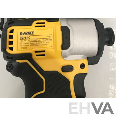 DeWalt (DCF840N) 18V Brushless Impact Driver