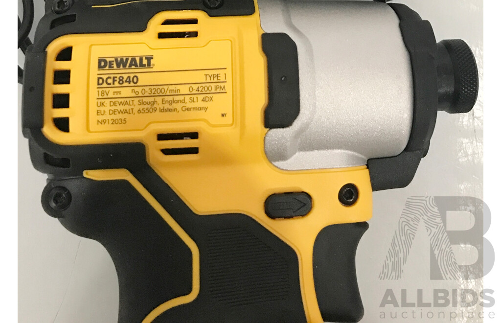 DeWalt (DCF840N) 18V Brushless Impact Driver