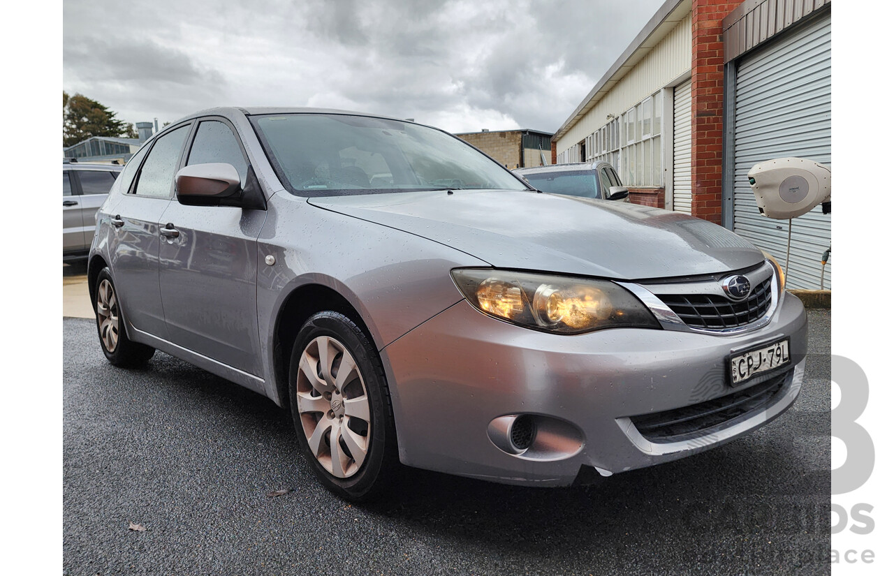 11/2007 Subaru Impreza R (awd) MY08 5d Hatchback Silver 2.0L
