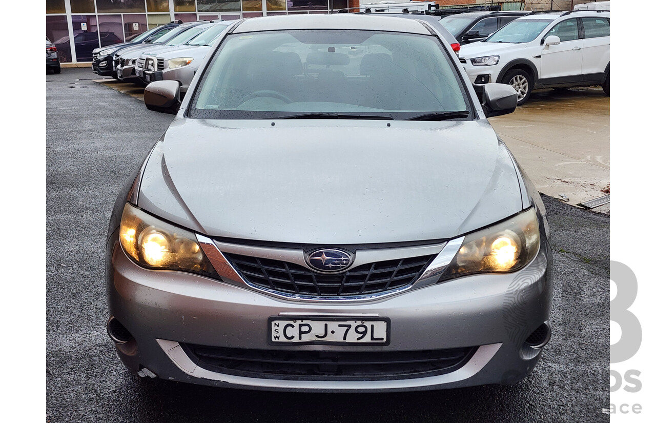 11/2007 Subaru Impreza R (awd) MY08 5d Hatchback Silver 2.0L