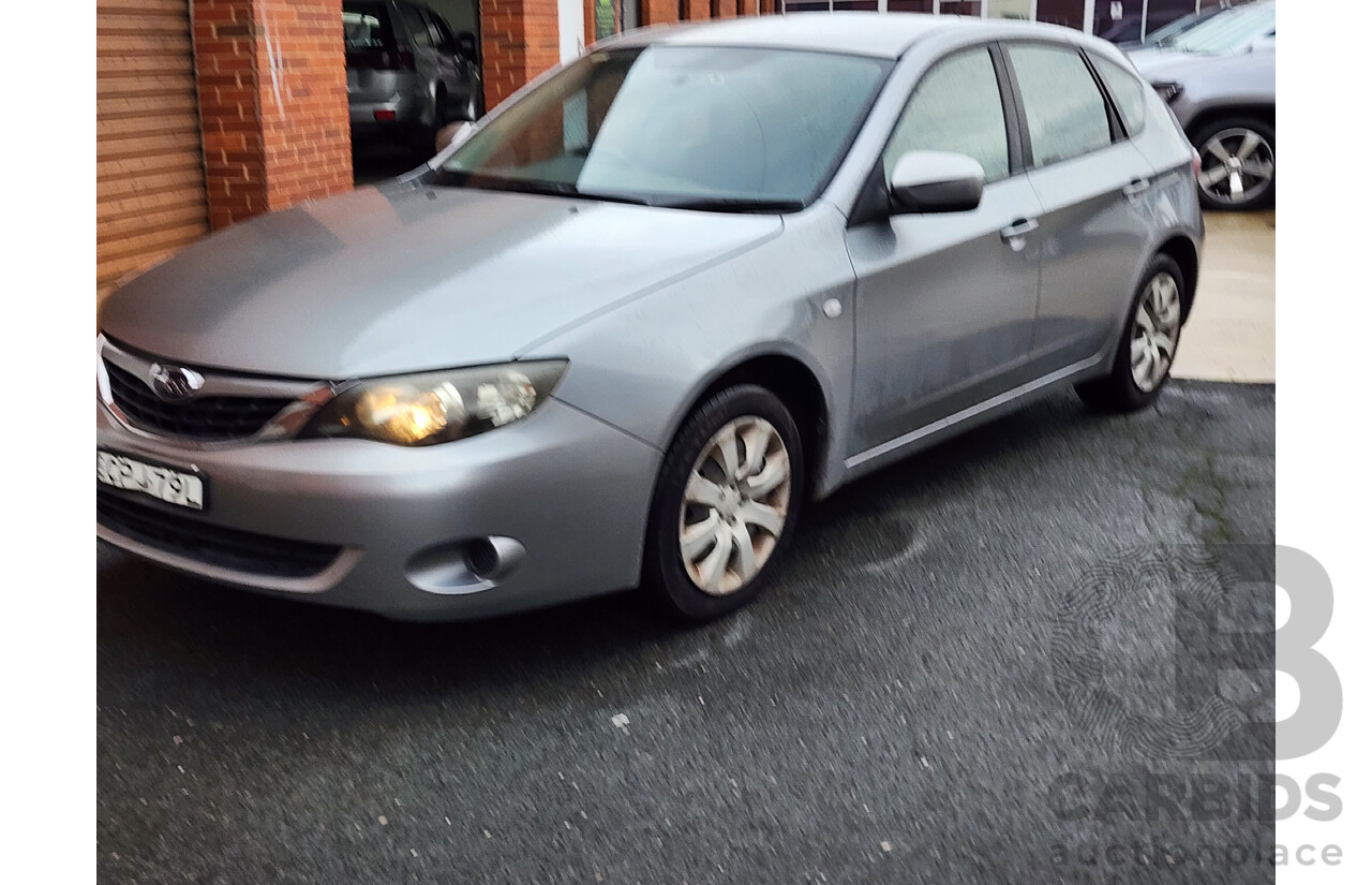 11/2007 Subaru Impreza R (awd) MY08 5d Hatchback Silver 2.0L
