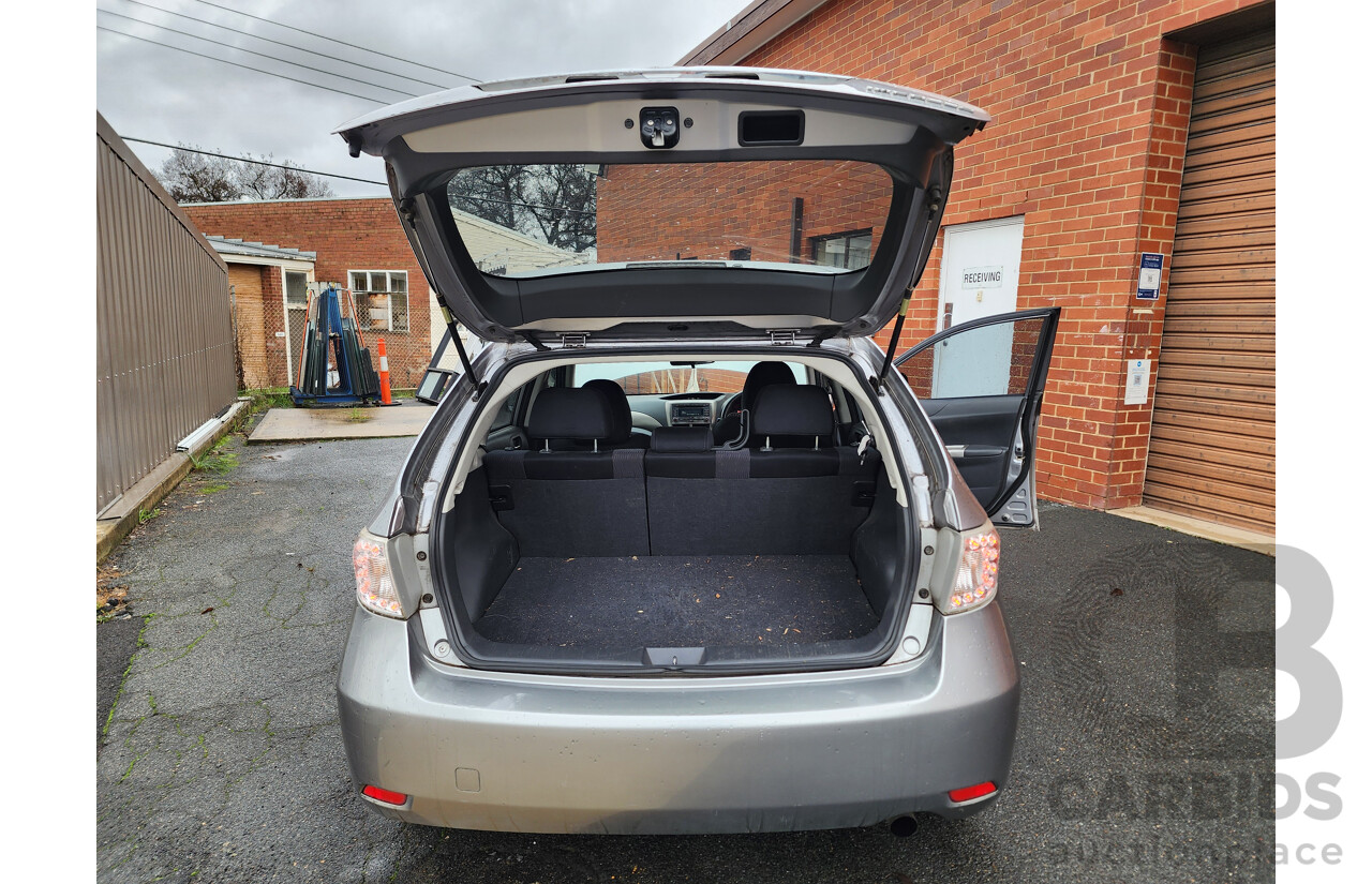 11/2007 Subaru Impreza R (awd) MY08 5d Hatchback Silver 2.0L