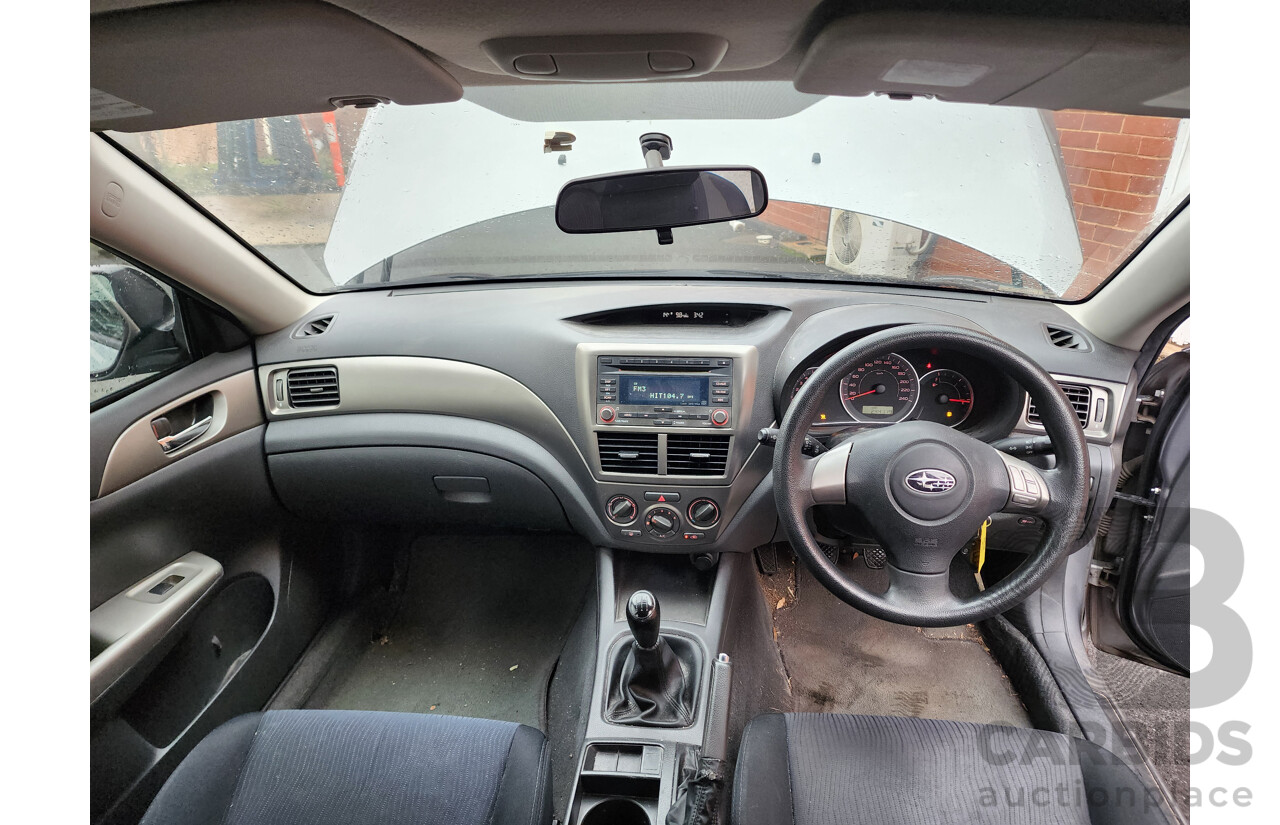 11/2007 Subaru Impreza R (awd) MY08 5d Hatchback Silver 2.0L