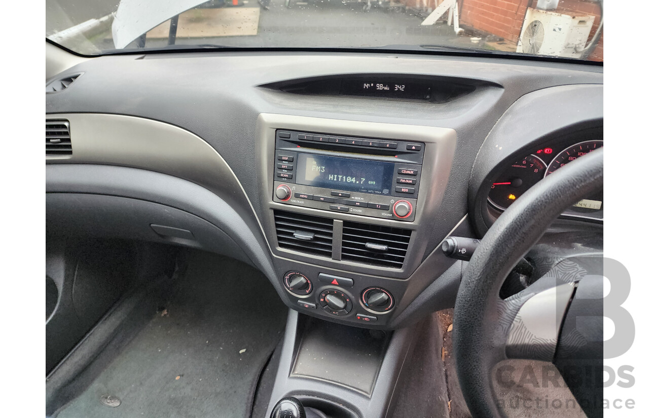 11/2007 Subaru Impreza R (awd) MY08 5d Hatchback Silver 2.0L