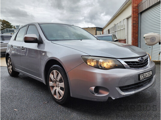 11/2007 Subaru Impreza R (awd) MY08 5d Hatchback Silver 2.0L