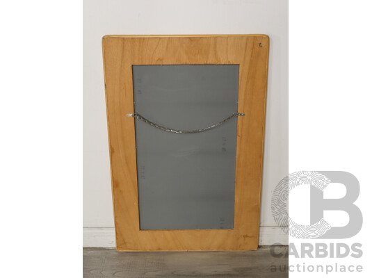 Vintage Cane Framed Mirror
