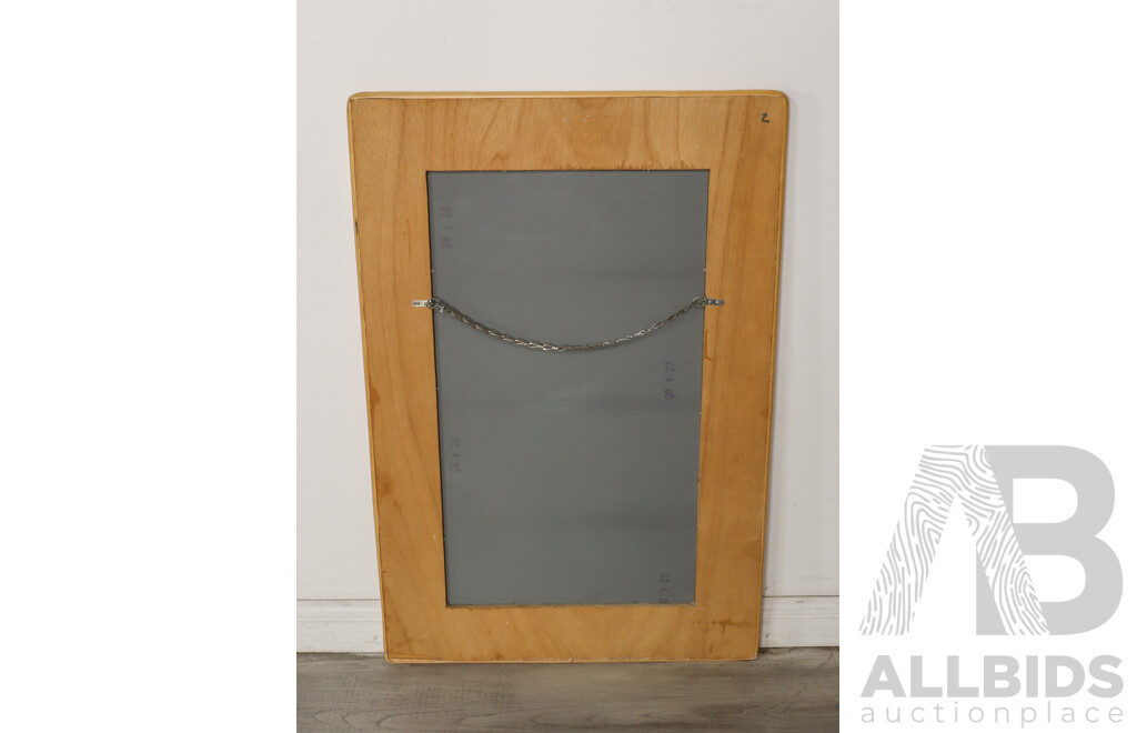Vintage Cane Framed Mirror