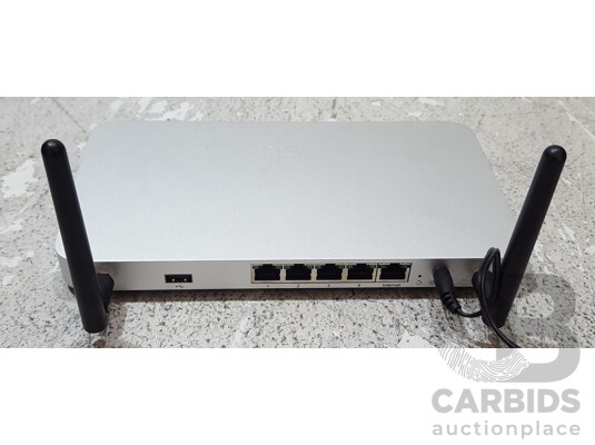 1662834 · Cisco Meraki MX64W Cloud-Managed Enterprise Security Appliance w/ Power Supply