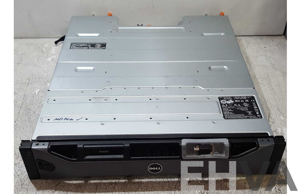 Dell (E04J) PowerVault MD3420 24-Bay SAS Hard Drive Array w/ 8.4TB of Total Storage