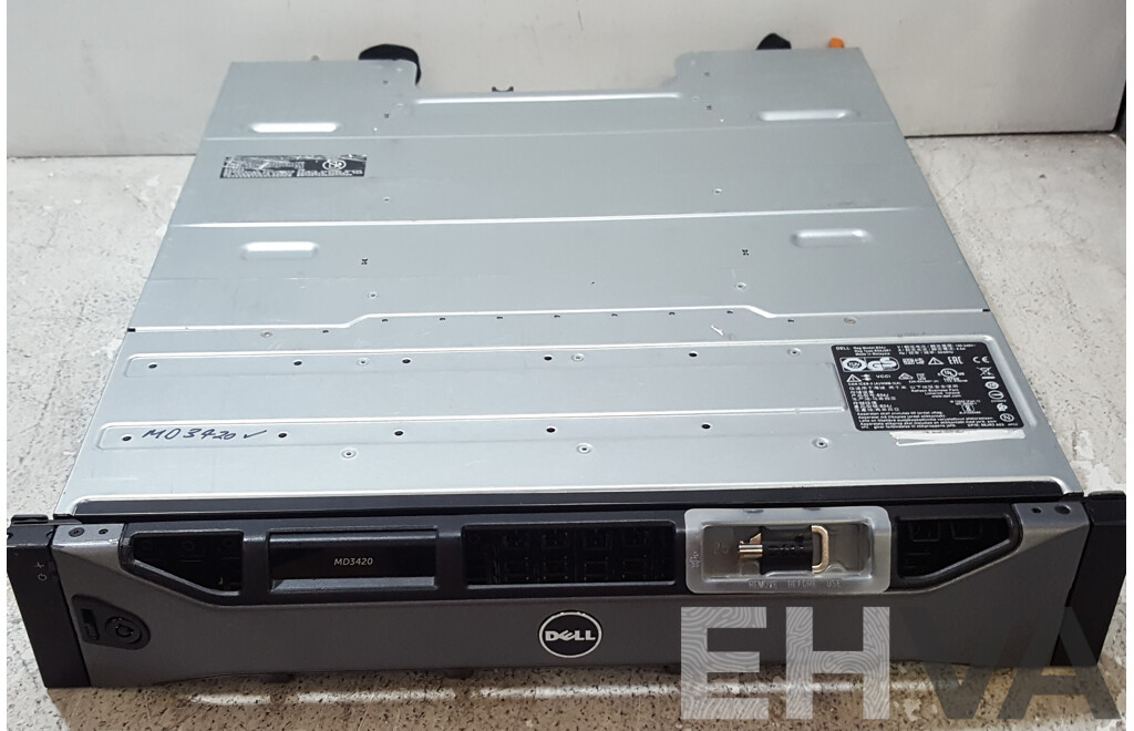 Dell (E04J) PowerVault MD3420 24-Bay SAS Hard Drive Array w/ 6.0TB of Total Storage
