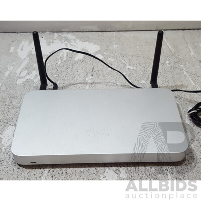 Cisco Meraki MX64W Cloud-Managed Enterprise Security Appliance w/ Power Supply