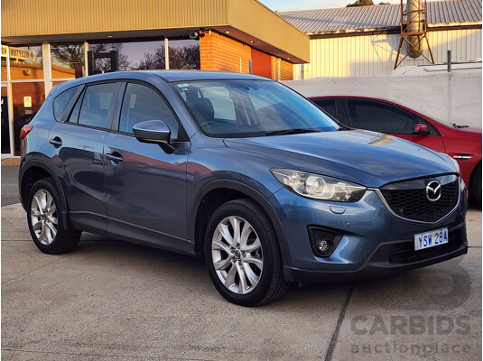 12/2013 Mazda Cx-5 Grand Tourer (4x4) MY13 UPGRADE 4d Wagon Blue 2.2L