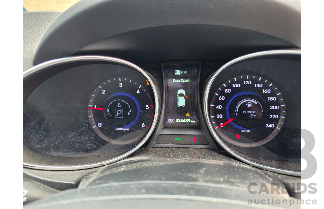 11/2013 Hyundai Santa Fe Highlander CRDi (4x4) DM 4d Wagon Blue 2.2L