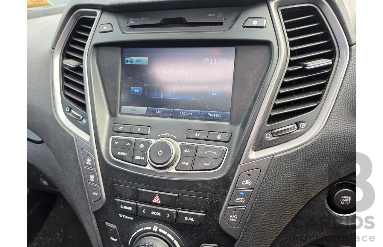 11/2013 Hyundai Santa Fe Highlander CRDi (4x4) DM 4d Wagon Blue 2.2L