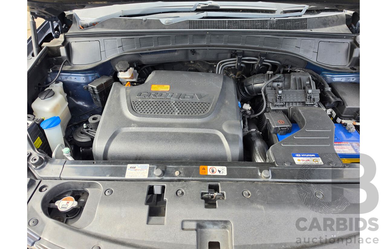 11/2013 Hyundai Santa Fe Highlander CRDi (4x4) DM 4d Wagon Blue 2.2L