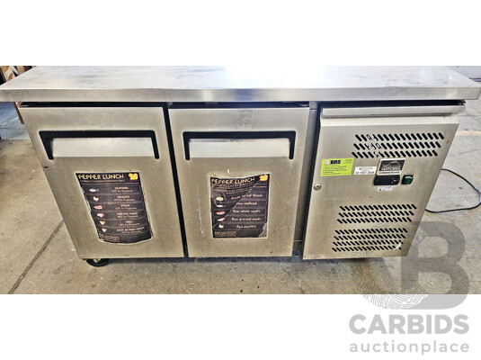 1659846 · Mitchel UB320-R 2 Door Under Bench Fridge