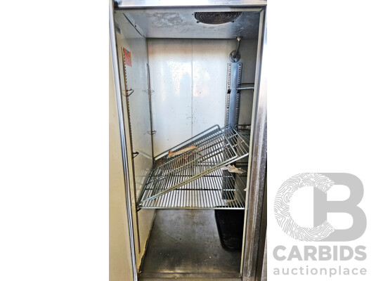1659849 · Mitchel R1170FDGN Stainless Steel Two Door Refrigerator