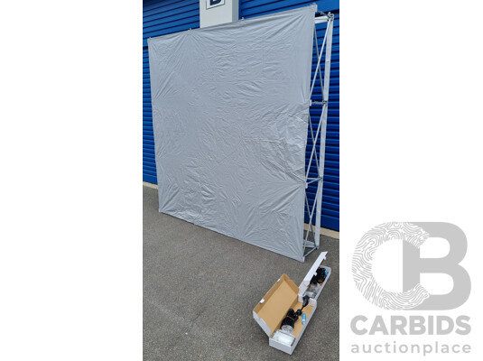 1660165 · Vivid Advertising 2.2 Meter Exhibition Display Stands - Lot of Two