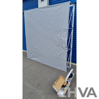 Vivid Advertising 2.2 Meter Exhibition Display Stands - Lot of Two