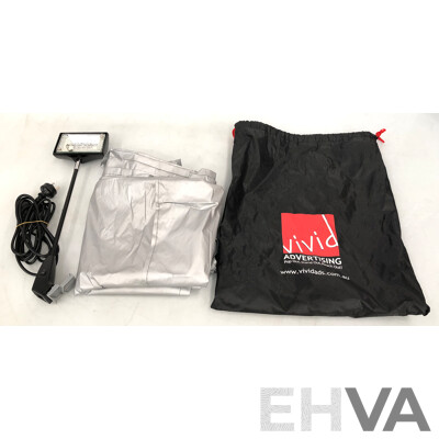 Vivid Advertising 2.2 Meter Exhibition Display Stands - Lot of Two