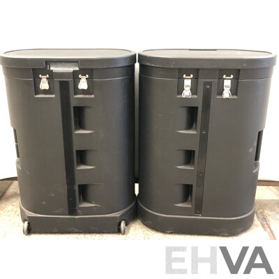 Vivid Advertising 2.2 Meter Exhibition Display Stands - Lot of Two
