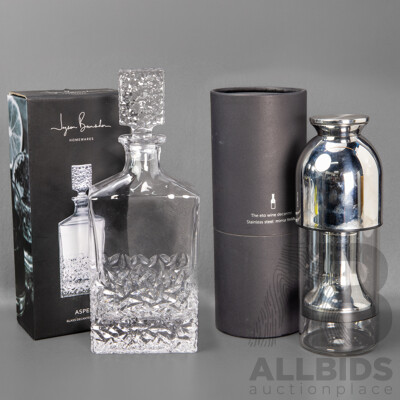 Aspen Decanter by Jayson Brunsdson with Eto Wine Decanter