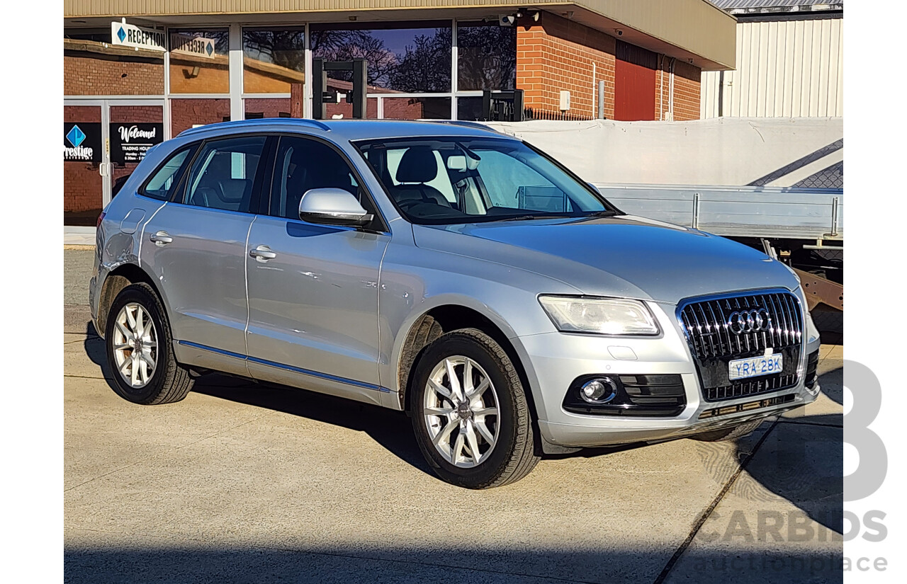 1/2013 Audi Q5 2.0 TDI Quattro 8R MY13 4d Wagon Silver 2.0L