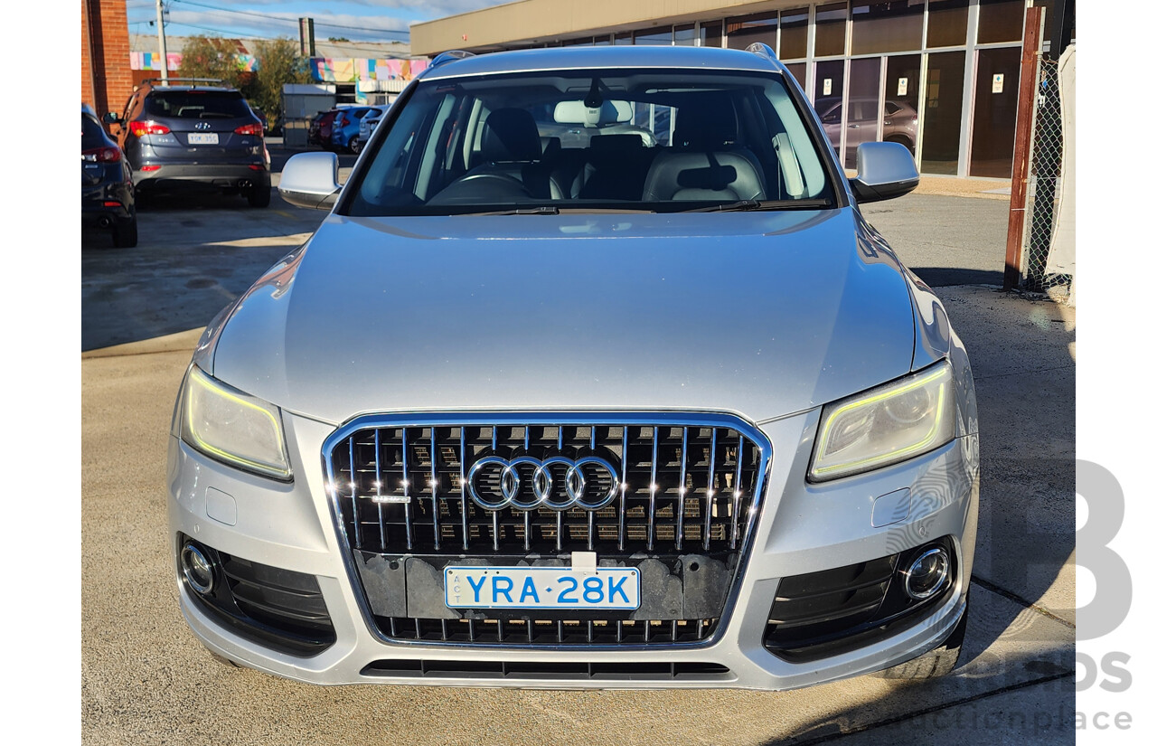 1/2013 Audi Q5 2.0 TDI Quattro 8R MY13 4d Wagon Silver 2.0L