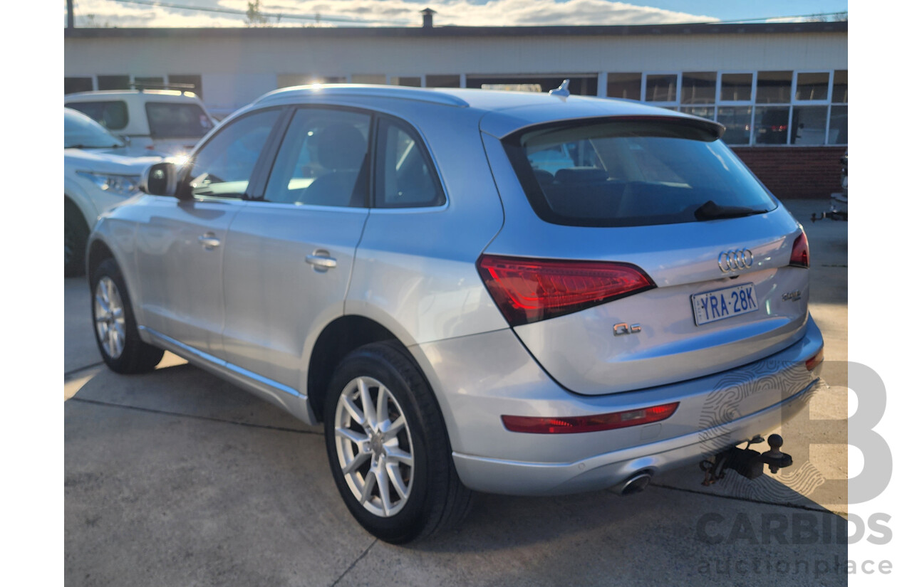 1/2013 Audi Q5 2.0 TDI Quattro 8R MY13 4d Wagon Silver 2.0L