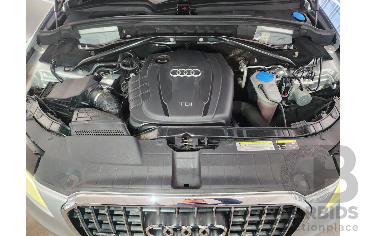 1/2013 Audi Q5 2.0 TDI Quattro 8R MY13 4d Wagon Silver 2.0L