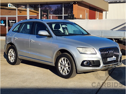 1/2013 Audi Q5 2.0 TDI Quattro 8R MY13 4d Wagon Silver 2.0L