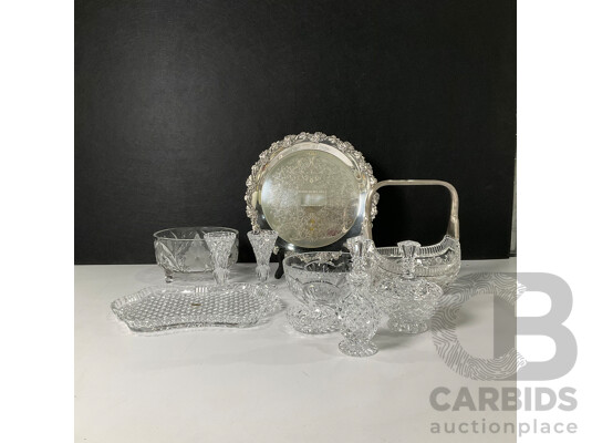 Set of Glassware and Australian Stock Horse Society Trophy