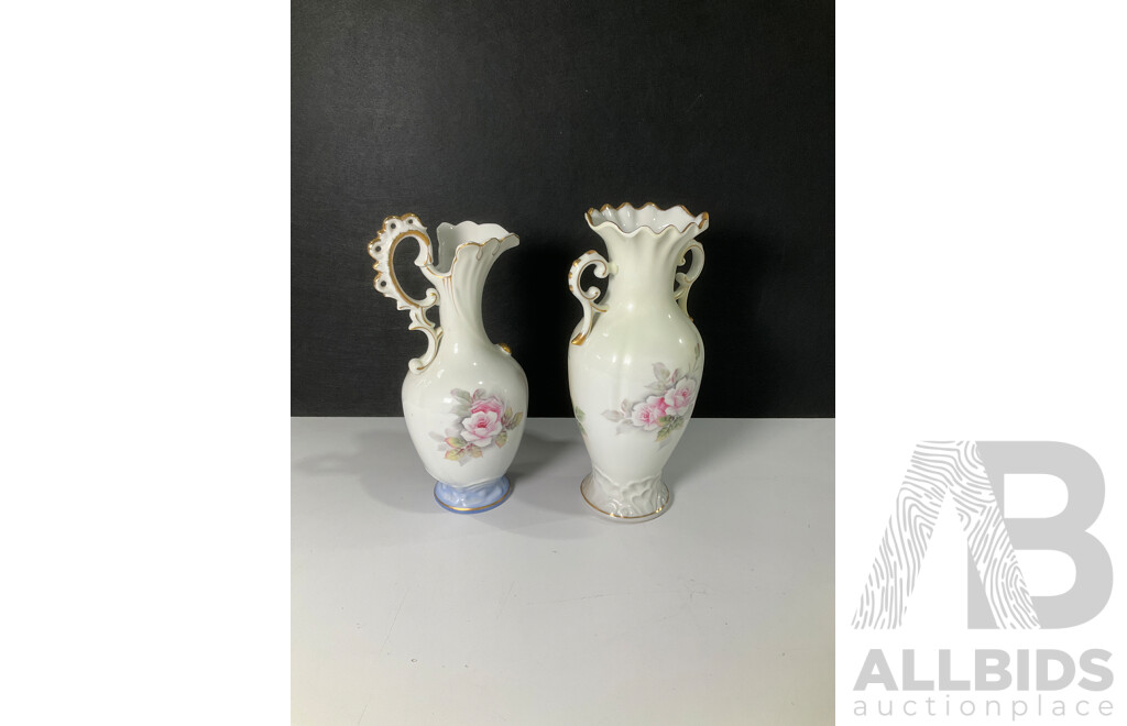 Pair of Vintage SETO Ceramic Vases