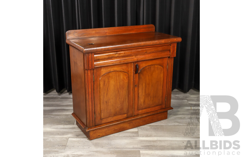 Edwardian Cedar Two Door Credenza