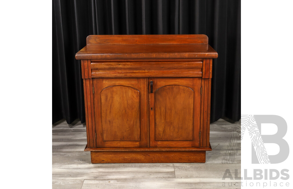 Edwardian Cedar Two Door Credenza