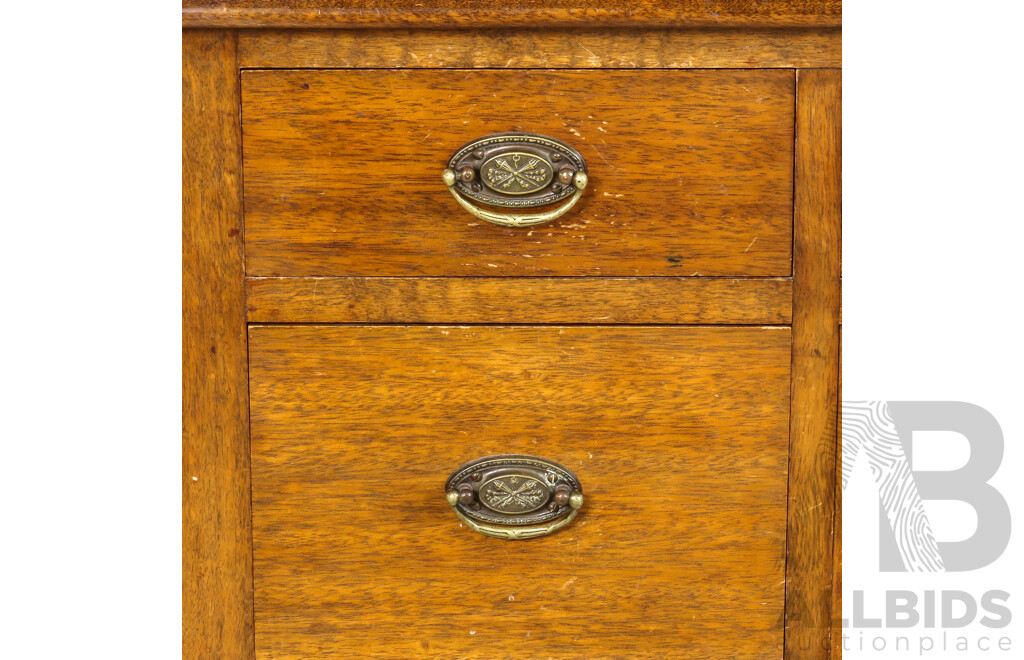Mahogany Mirrored Dresser