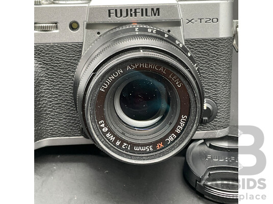 1661272 · FUJIFILM X-T20 Mirrorless Camera with FUJINON 35mm Lens