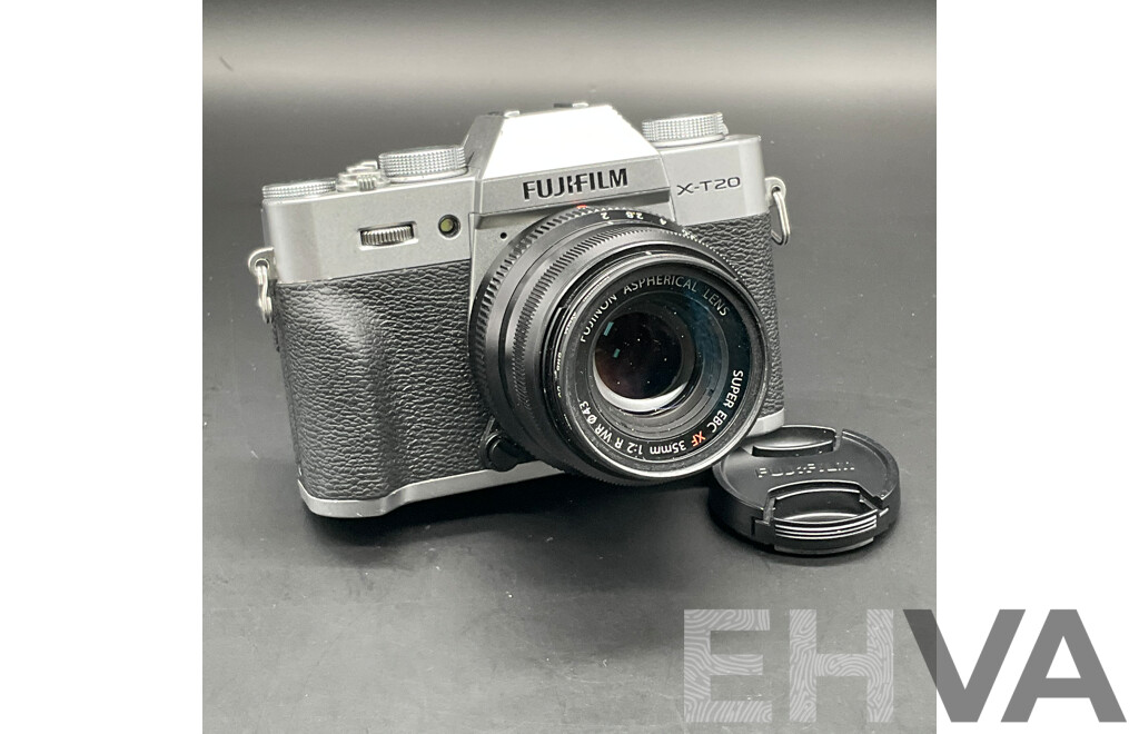 FUJIFILM X-T20 Mirrorless Camera with FUJINON 35mm Lens