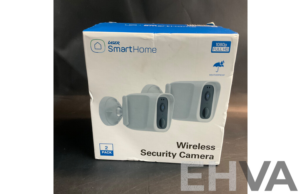 Laser Smart Home Wireless Security Camera 2Pack