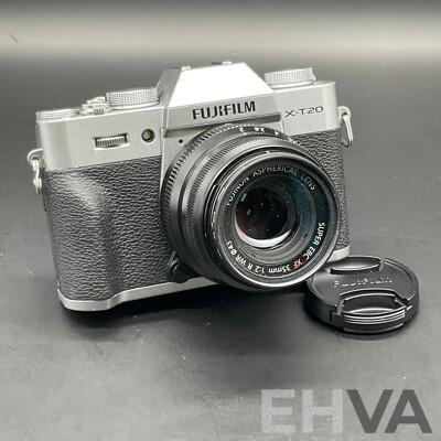 FUJIFILM X-T20 Mirrorless Camera with FUJINON 35mm Lens