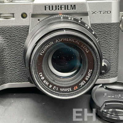FUJIFILM X-T20 Mirrorless Camera with FUJINON 35mm Lens