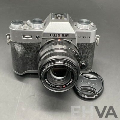 FUJIFILM X-T20 Mirrorless Camera with FUJINON 35mm Lens