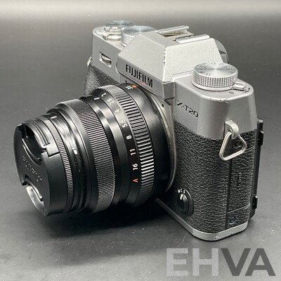 FUJIFILM X-T20 Mirrorless Camera with FUJINON 35mm Lens