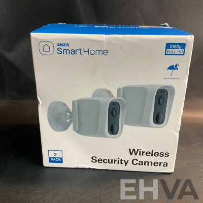 Laser Smart Home Wireless Security Camera 2Pack