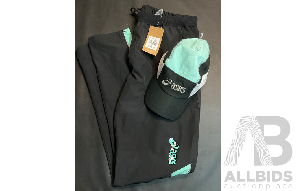 ASICS Colour Block Traning Pant & Running Cap